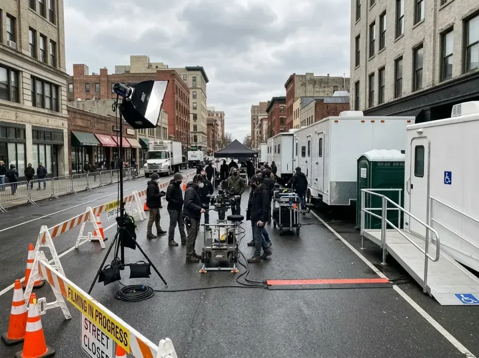 Porta Potty — Film Production Set Porta Potty — Film Production Set