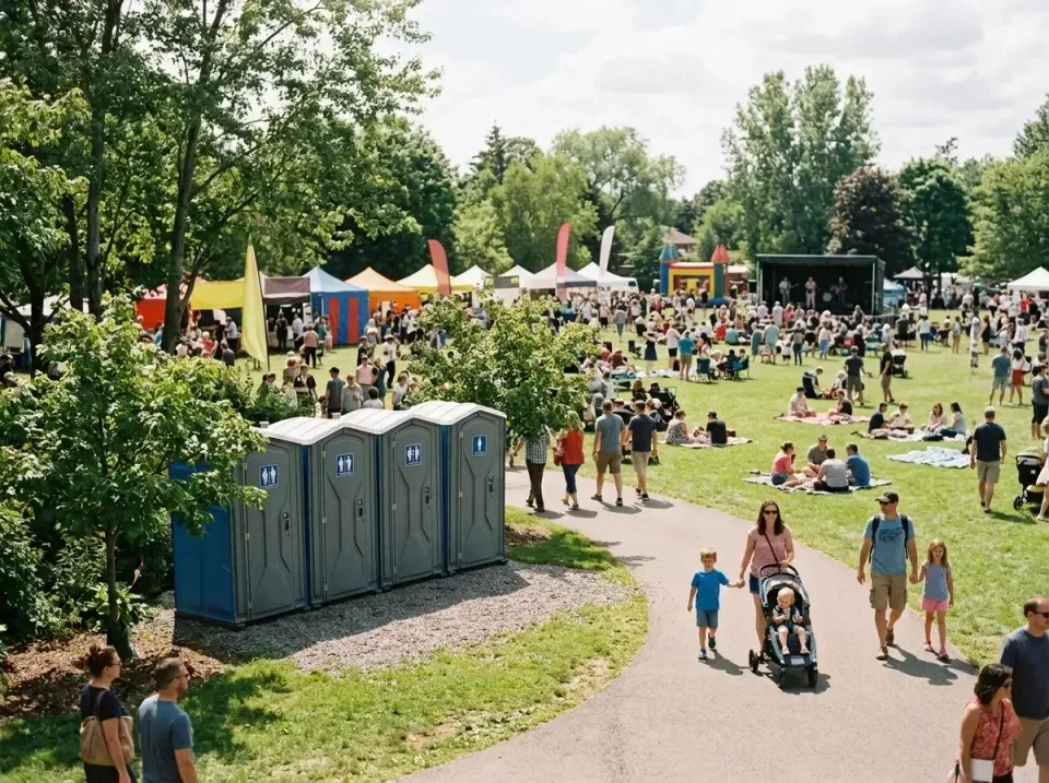 Portable Toilets — Public Park Portable Toilets — Public Park